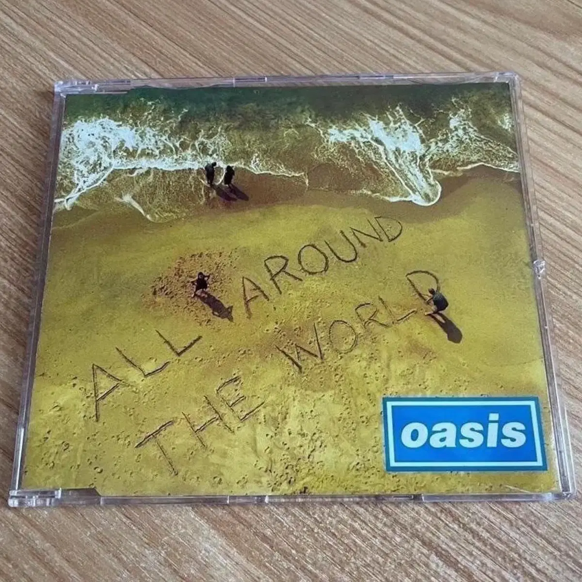 오아시스 All Around The World 초판 UK싱글 CD