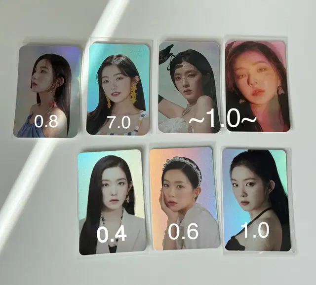 레드벨벳 irene 아이린 홀로그램 포카 음파음파 사이코 파워업 콘서트