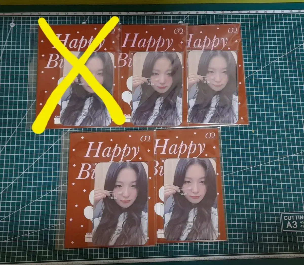 seulgi birthday photocard sells