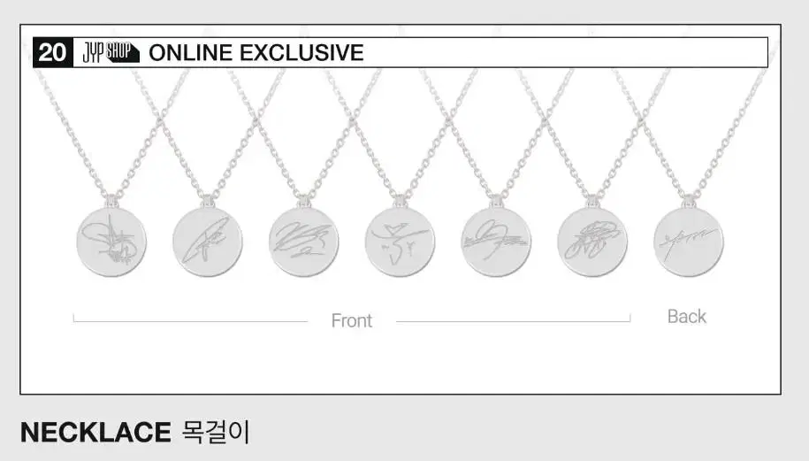 It's 2pm lee junho sign Necklace