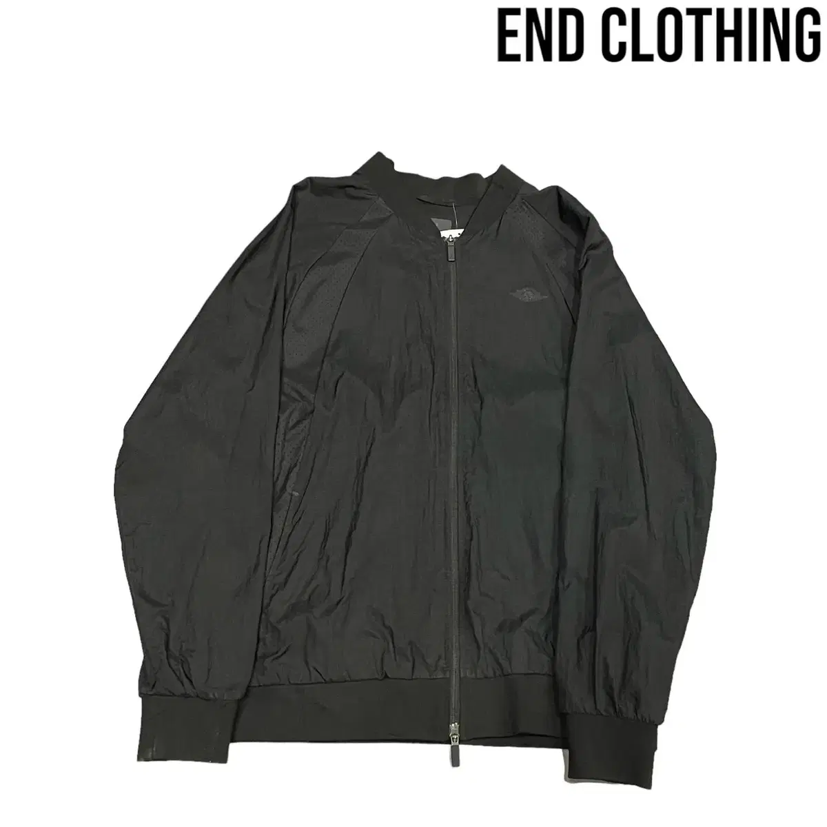 NIKE AIR Nike Air Jordan Simple Black Windbreaker Windbreaker (L)