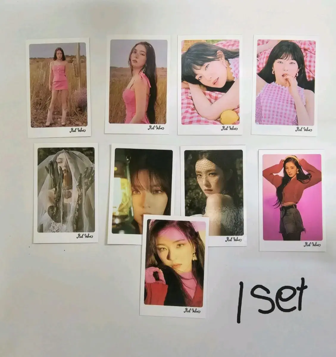 Red Velvet polaroid photocard