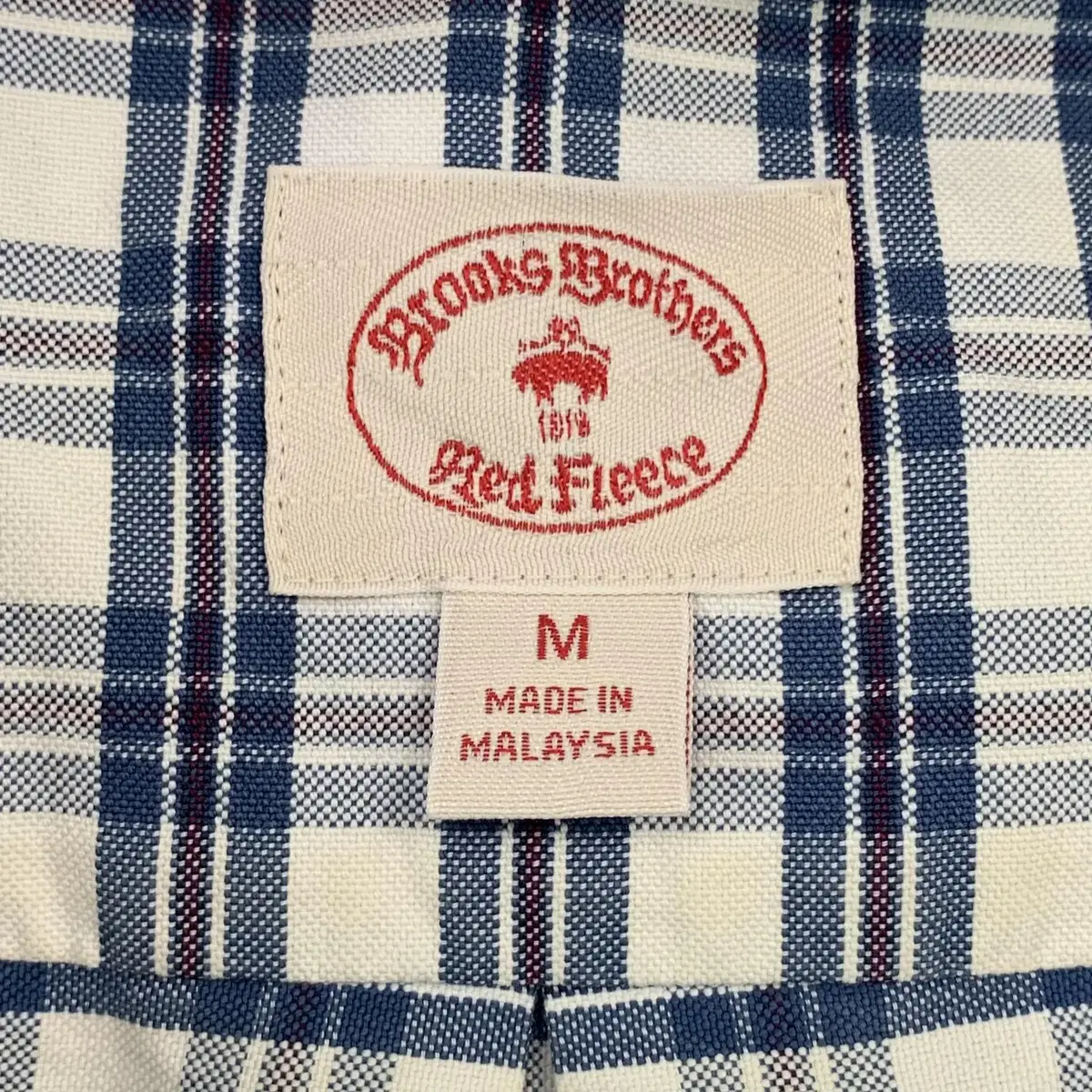 [M] Brooks Brothers 브룩스브라더스 레드플리스 체크 셔츠