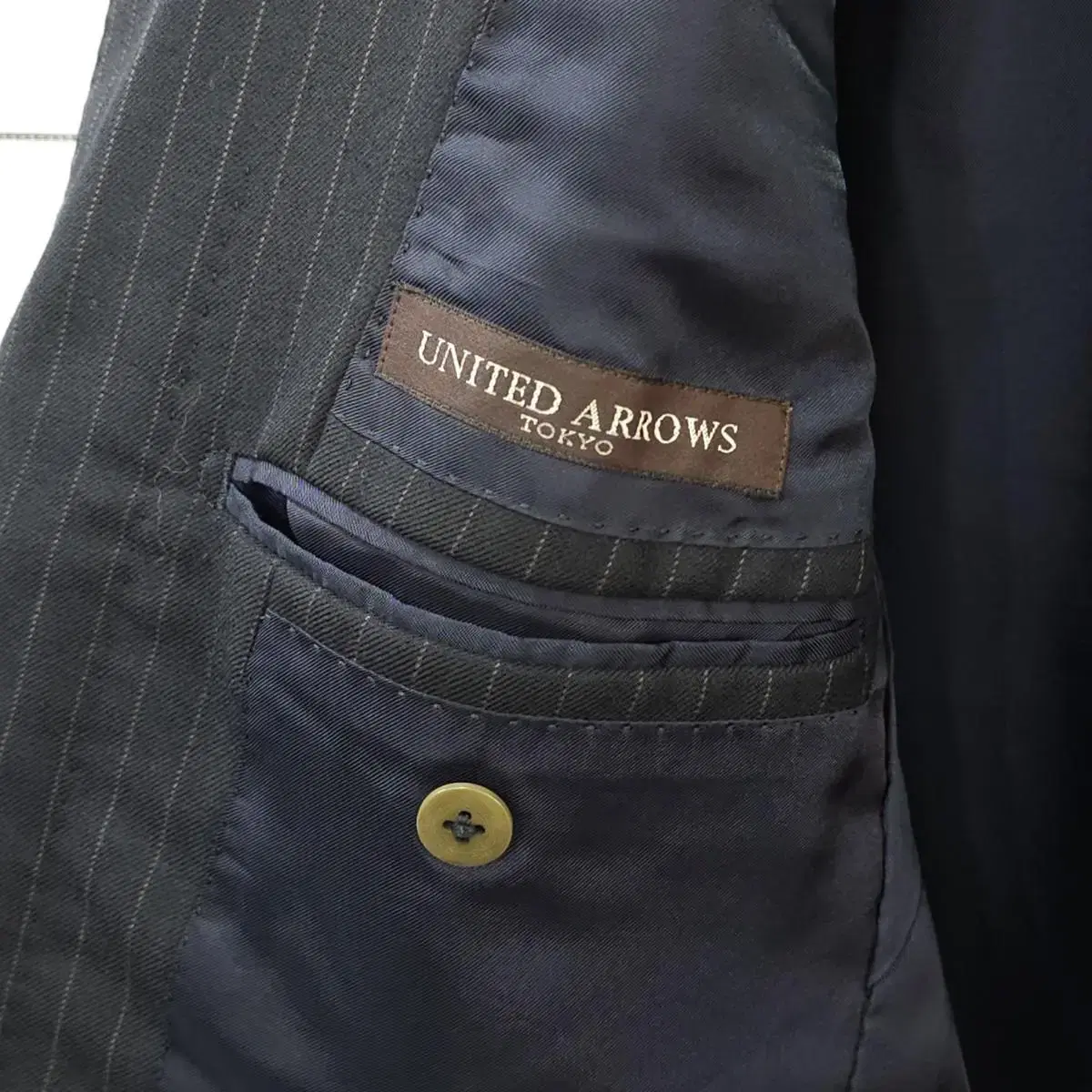 UNITED ARROWS 3버튼 울 블레이져-46시이즈