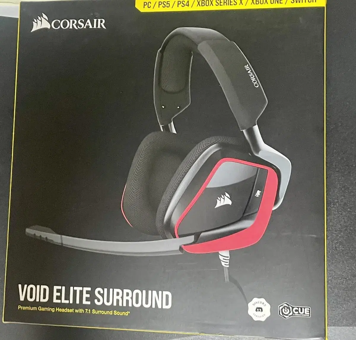 커세어 VOID ELITE Surround 게이밍 헤드셋