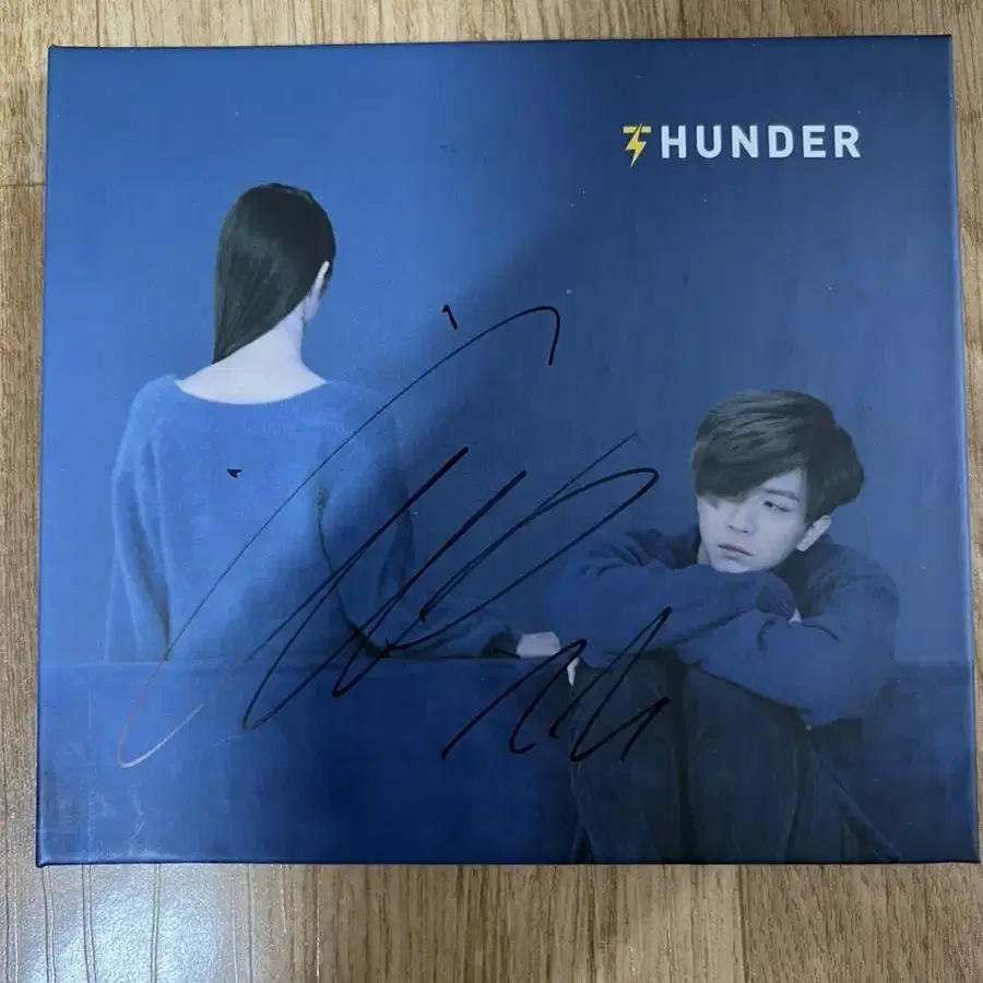 천동 thunder 친필 싸인 앨범