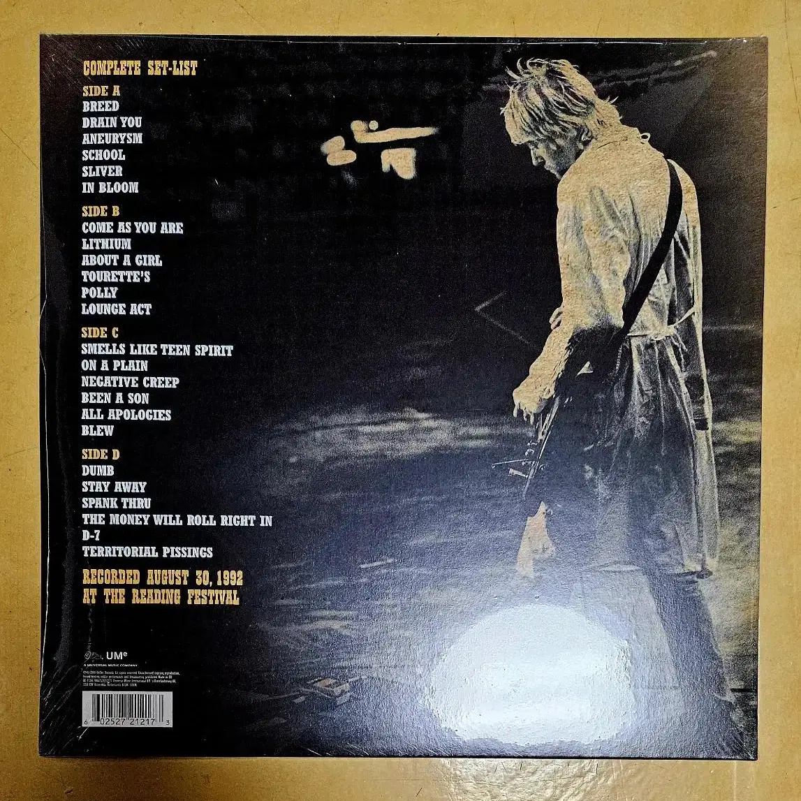 LP) Nirvana - Live at Reading 2LP 미개봉