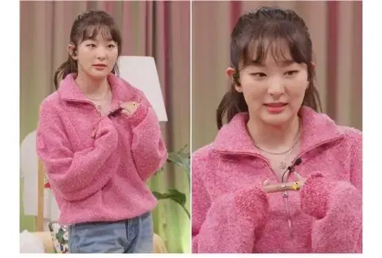 더센토르 반집업니트 BECCA JIPUP PULLOVER_PINK