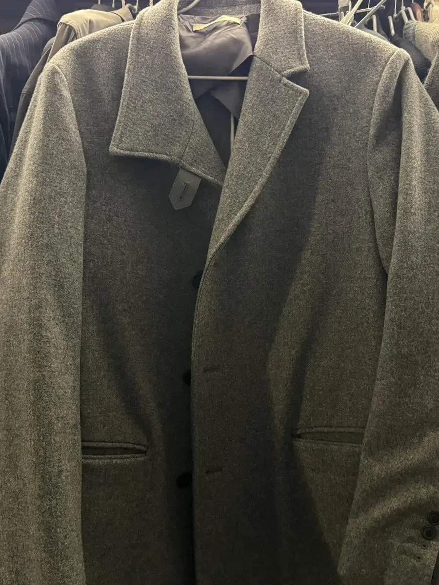 Noir gray coat L sells