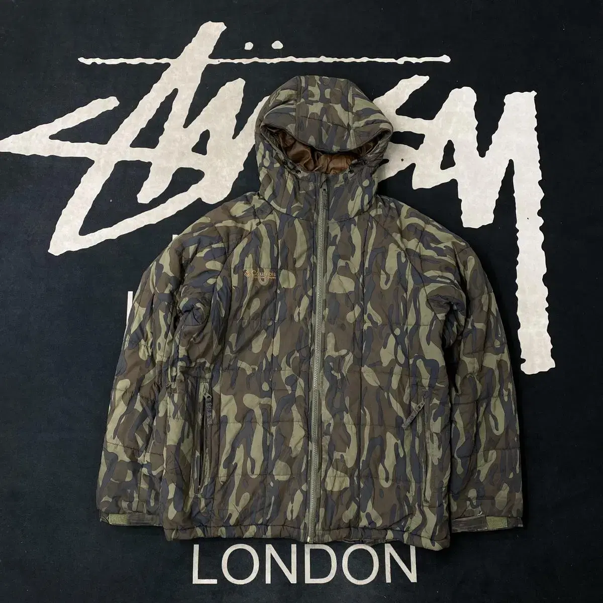 Columbia Military Camo Puffer Jacket M