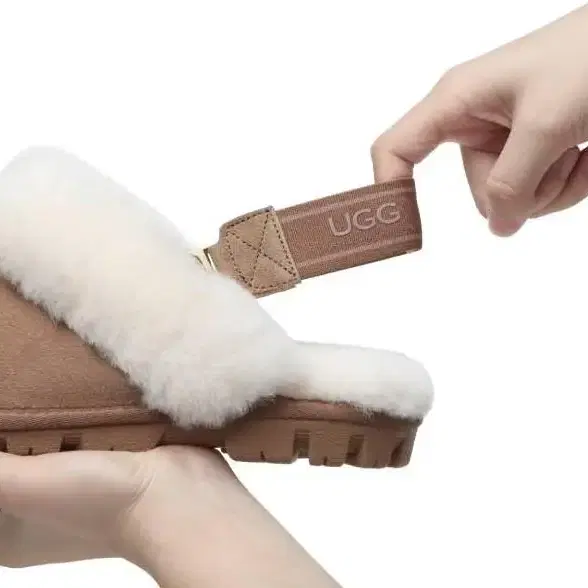 호주정품 UGG, 성인 탈부착 밴딩슬리퍼 밴딩탈부착가능