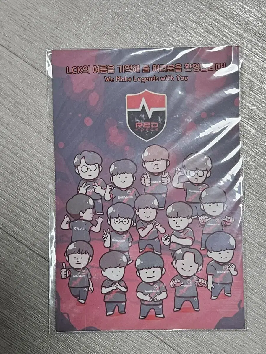 21 Nongshim Red Force Picture Postcards WTS