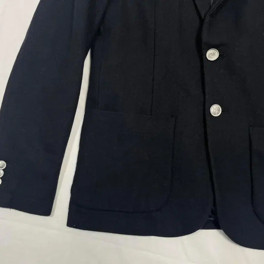 vintage navy wool jacket