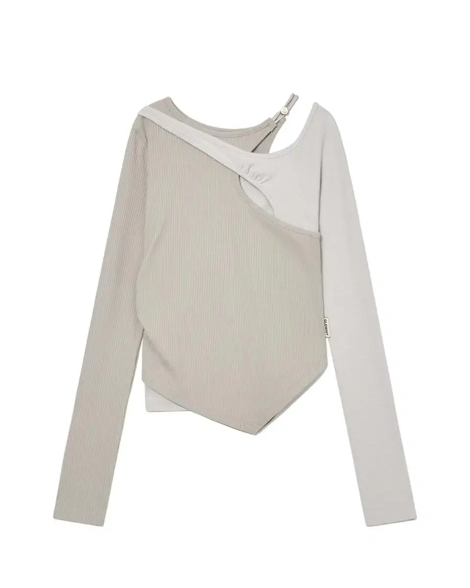 GLOWNY MILLER CUT OUT LONG SLEEVE (BEIGE