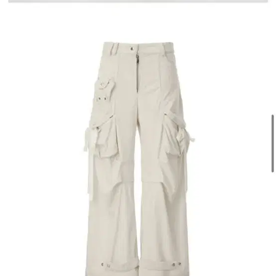 Nache Corduroy patch cargo pants Ivory