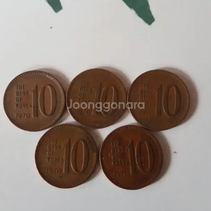 1970년10원 적동 황동 &동전.2종 100개 소장용으로 판매합니다