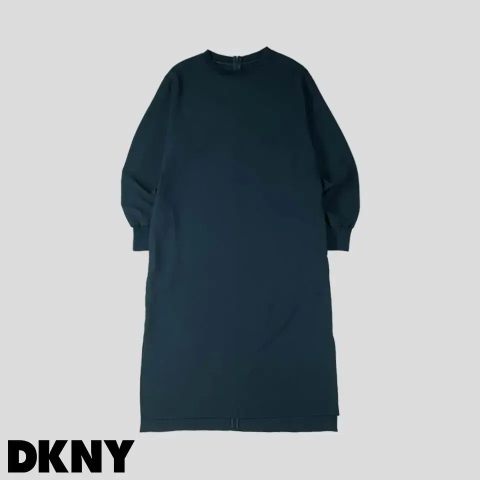 DKNY 디케이앤와이 그린 폴리100 라운드넥 원피스 WOMANS M