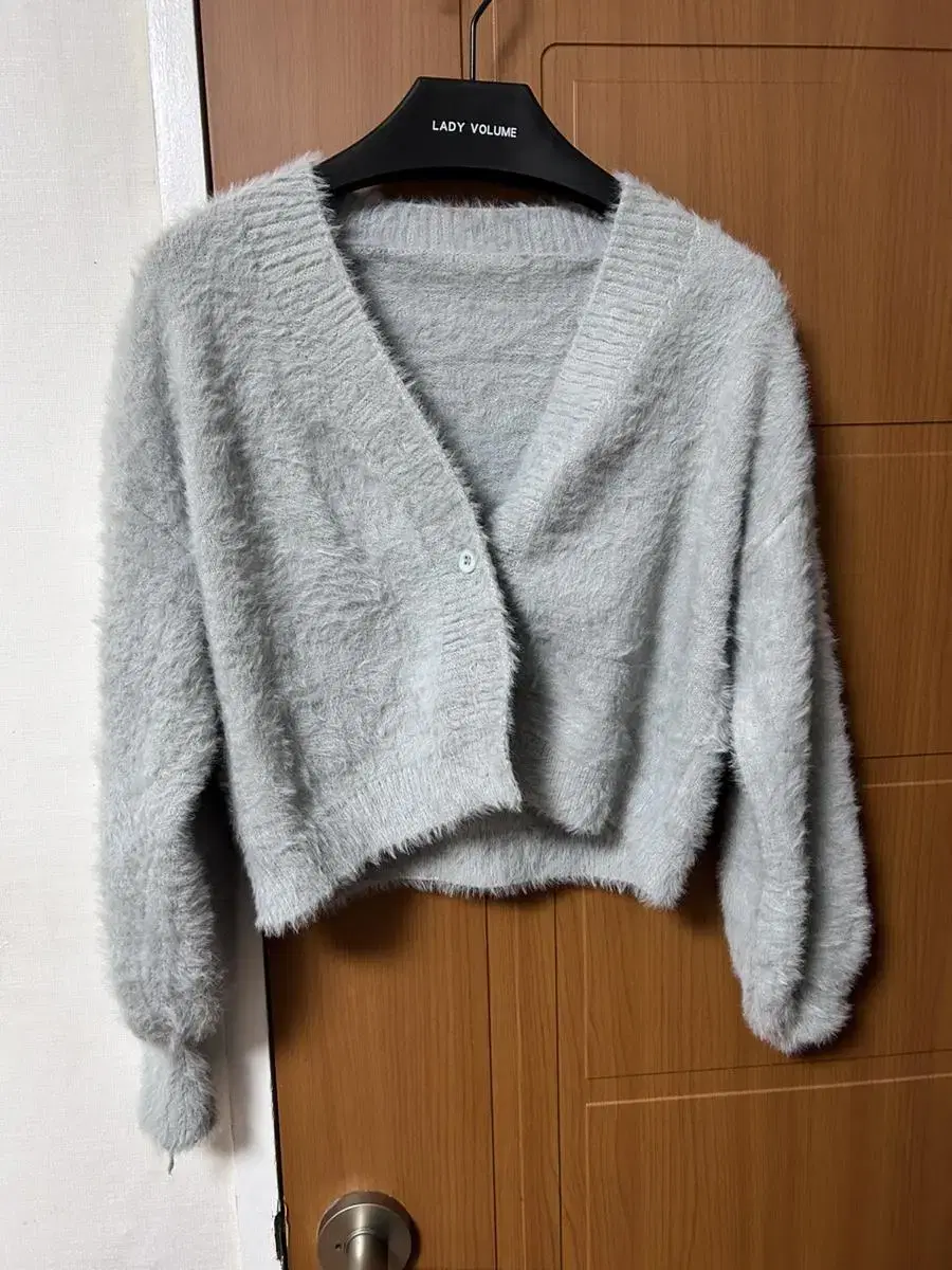 New Arrivals, Closet Cleanup) Gray Angora Cardigan