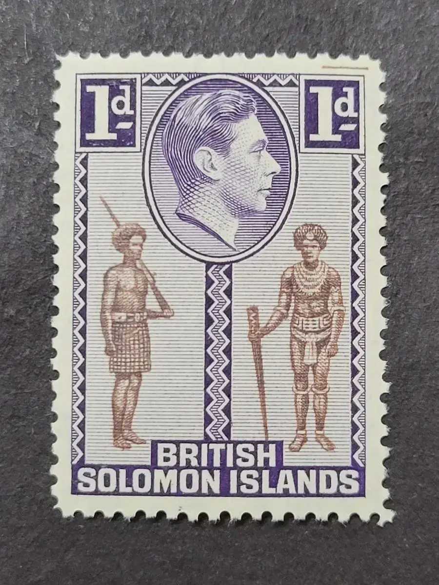 1939년 영국 킹조지6세  기념 우표British Solomon Is