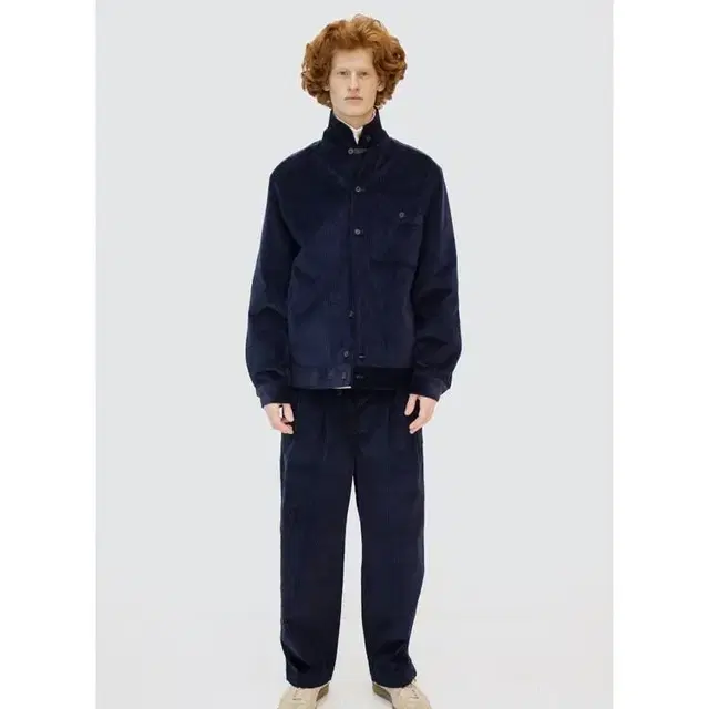 [XL]도큐먼트 ENGLISH CORDUROY TUCKED PANTS_N