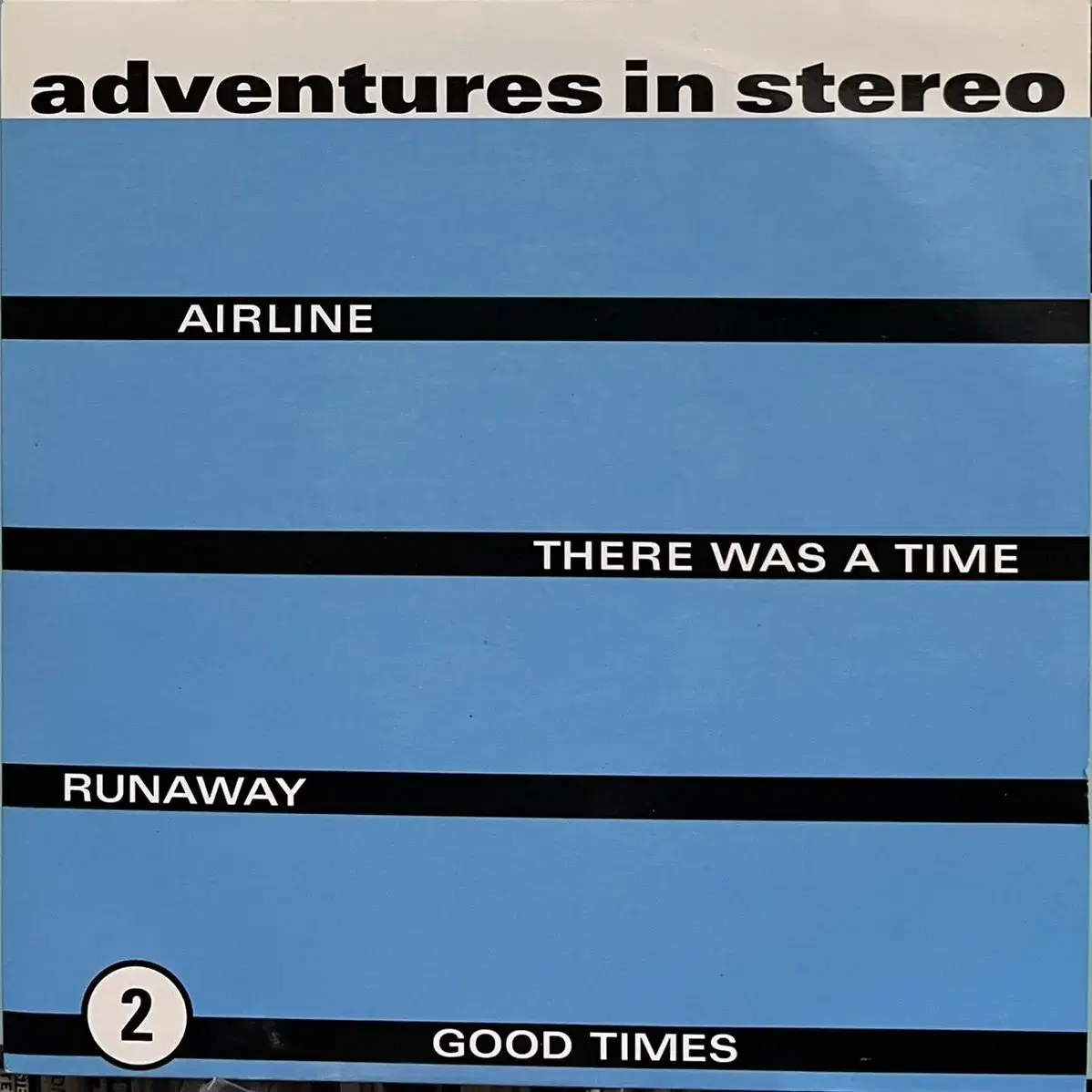 Adventures In Stereo -Airline 7인치 싱글 lp