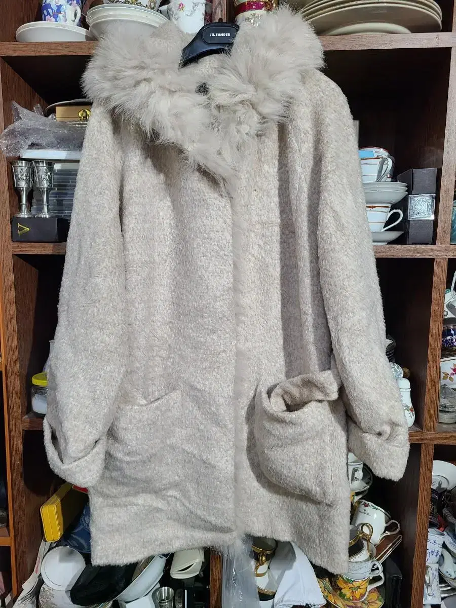 Hanging Fox Fur Jacket 55