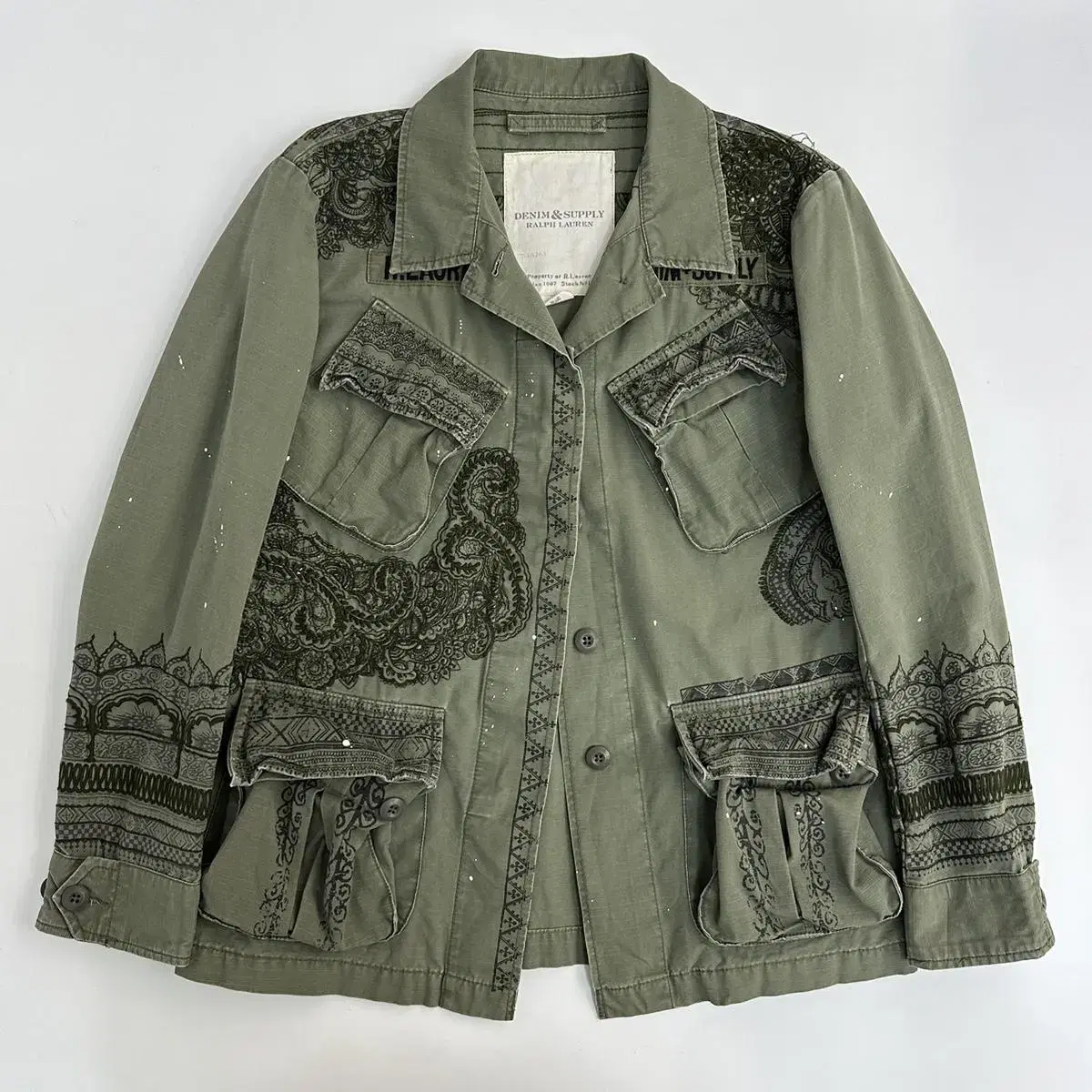 Polo D&S Embroidered Jungle Puttyg Jacket