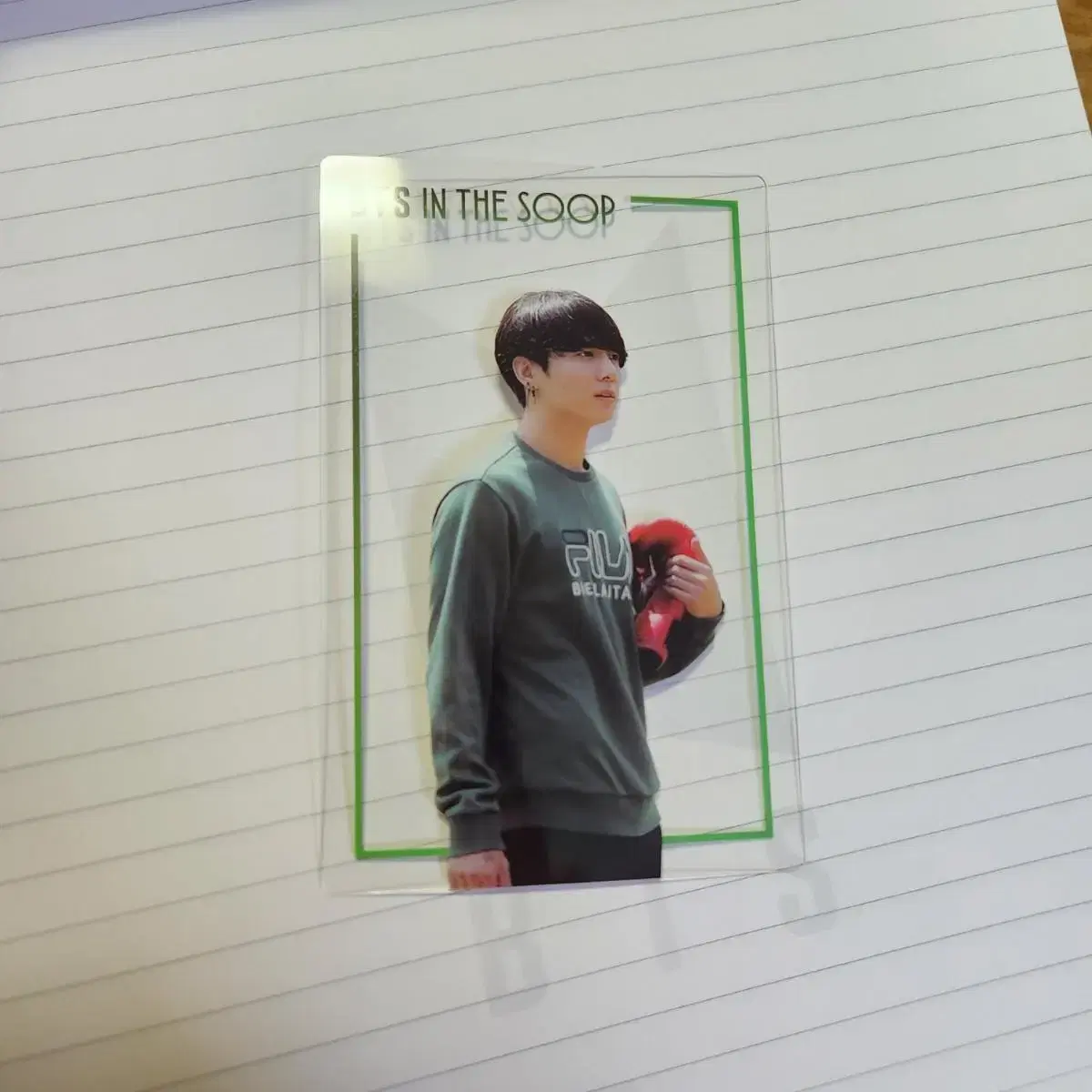 bangtan in the forest1 transparent photocard jungkook