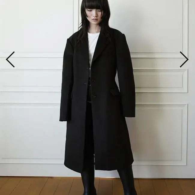 dared 데어드 HOURGLASS SINGLE WOOL COAT 울코트