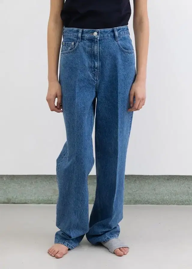 Le17septembre CLASSIC BLUE DENIM PANTS