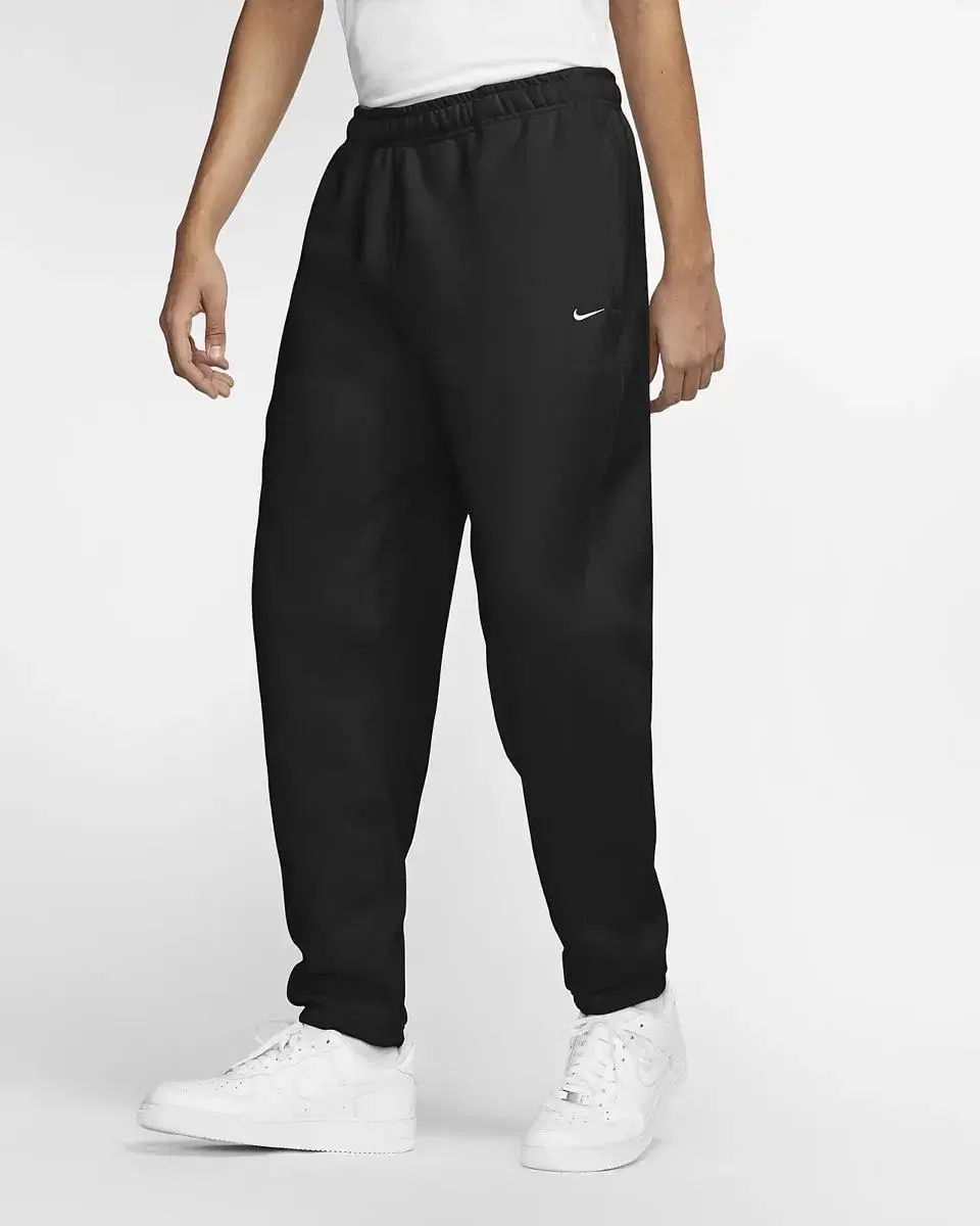 XS) Nike Solo Swoosh Fleece Pants Black New