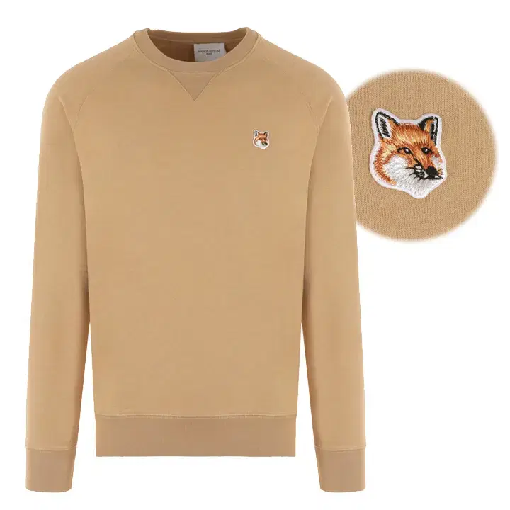 [Maison Kitsune]23FW Fox Patch Man-to-Man AM00303KM0001 P220