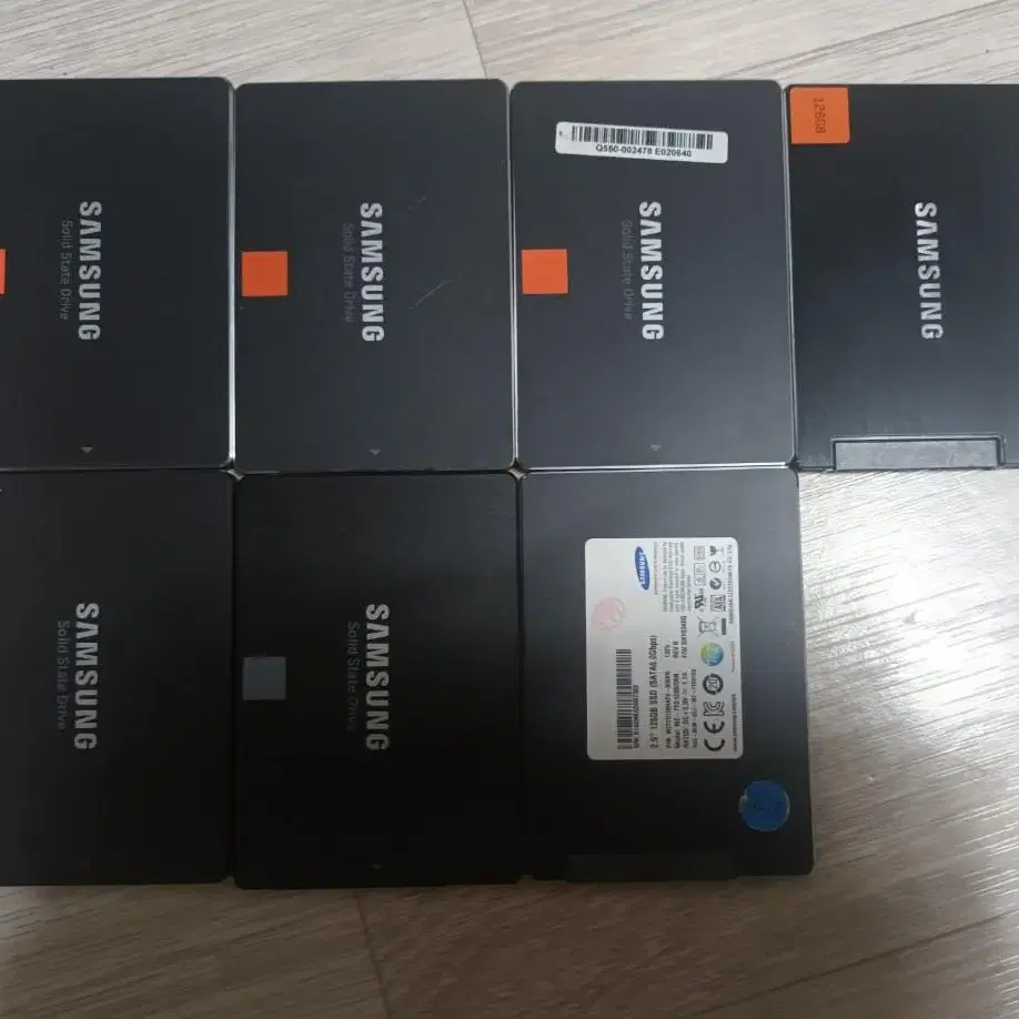 삼성 ssd 120g,128g 7개 일괄 팝니다