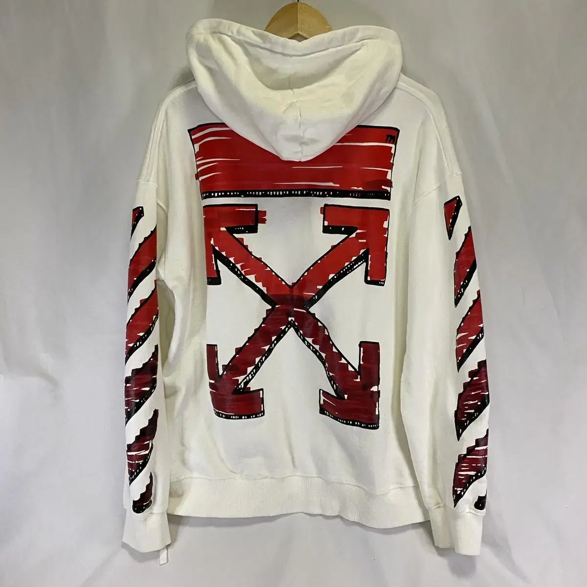 XL) Off-White Marker Arrow Hoodie