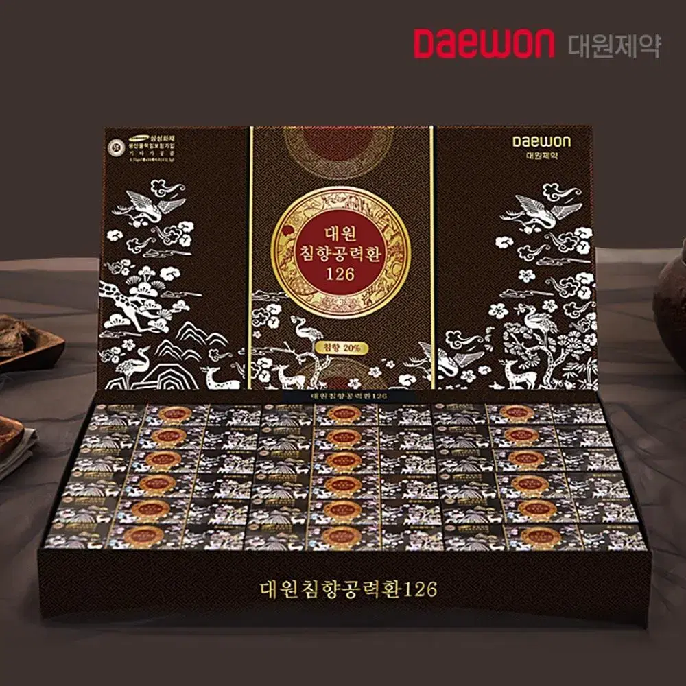 대원제약 침향공력환126(3.75g x 7환 x 18ea) 판매합니다.