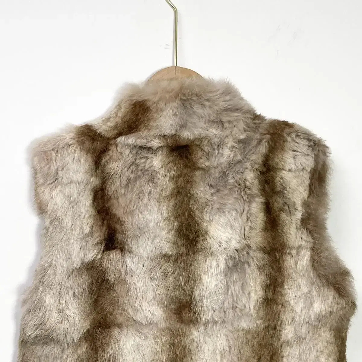 토끼털 조끼 Size M(90) Rabbit Fur Best