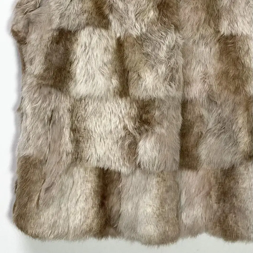 토끼털 조끼 Size M(90) Rabbit Fur Best