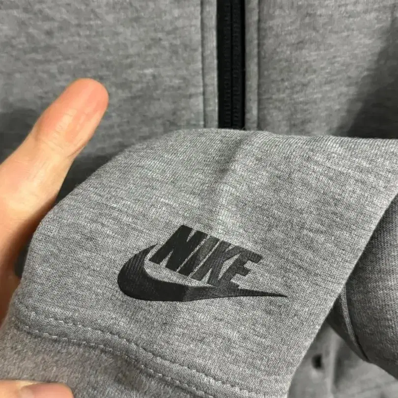 Nike 나이키 여성용 테크플리스 케이프 후드 집업 자켓 그레이