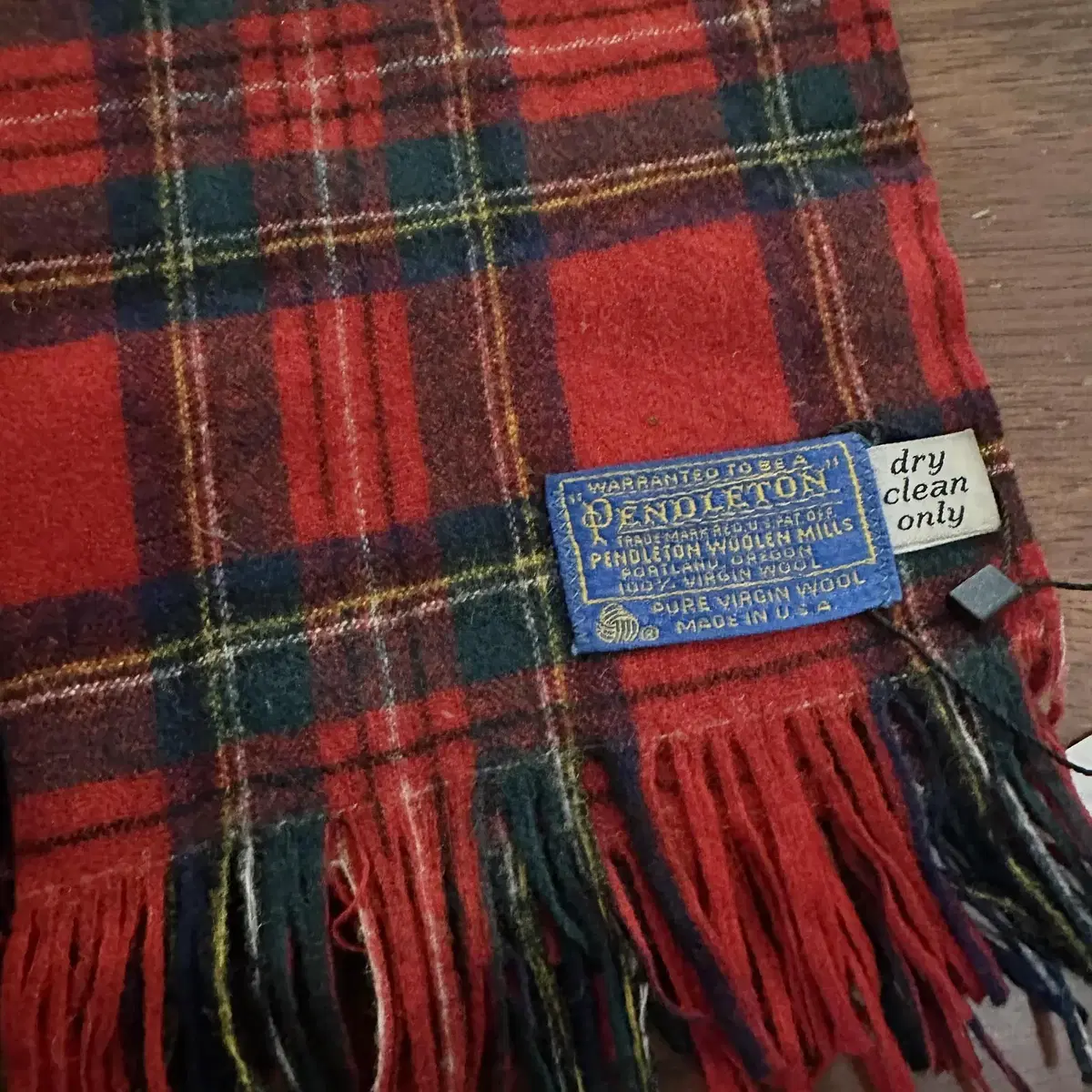 MAED IN USA pendleton 펜들턴 타탄체크 울목도리 머플러