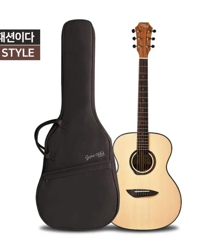 Gopherwood acoustic guitar