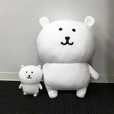 초희귀)지분츳코미쿠마 에이노바 특대형 사이즈 봉제인형 농담곰 55cm