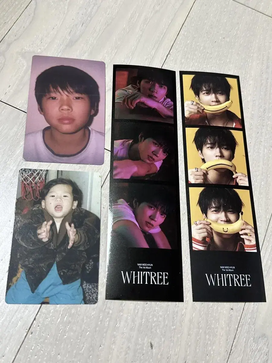 Nam Woohyun WHITREE photocard & Sekut Photography