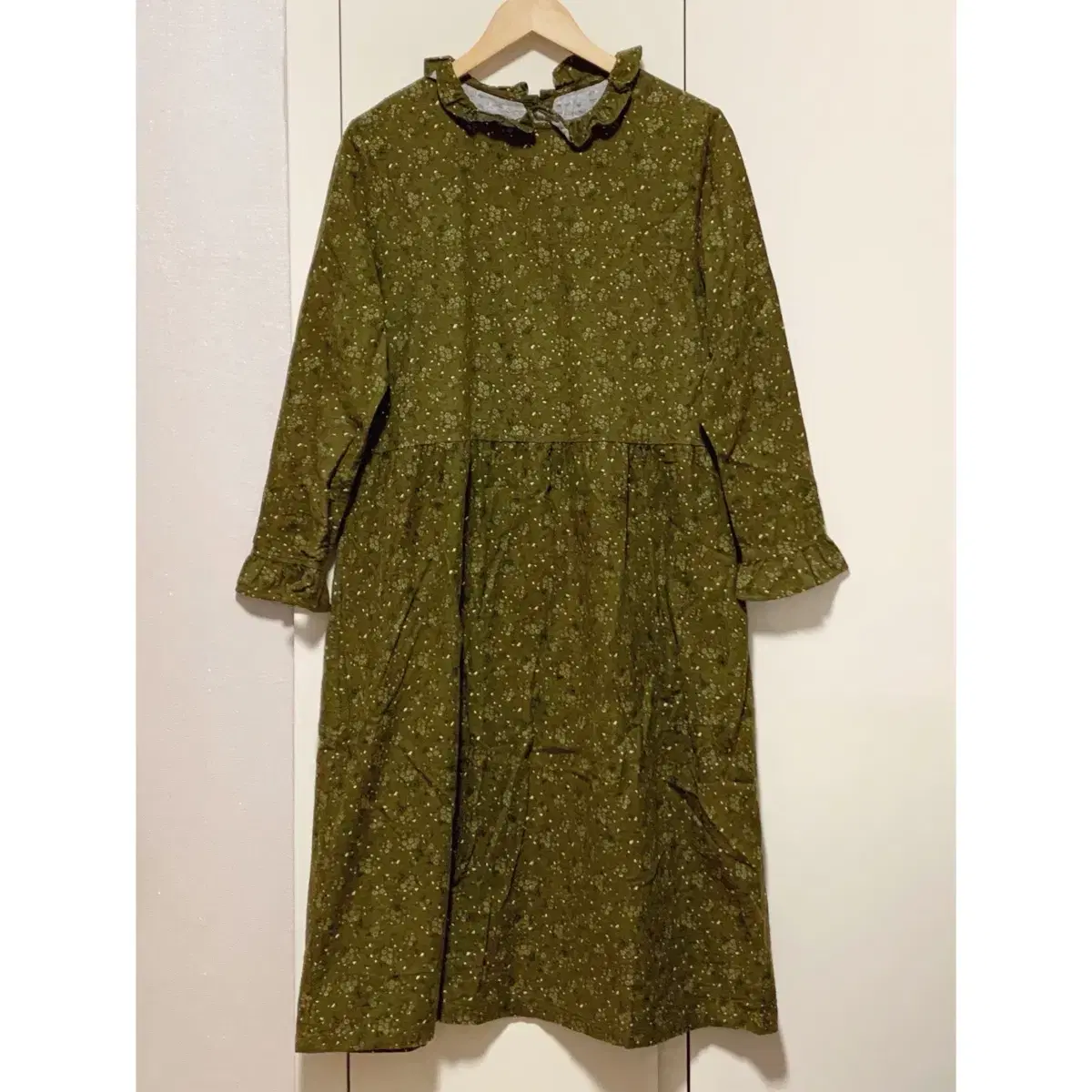 [vintage] morigirl khaki geranium one piece