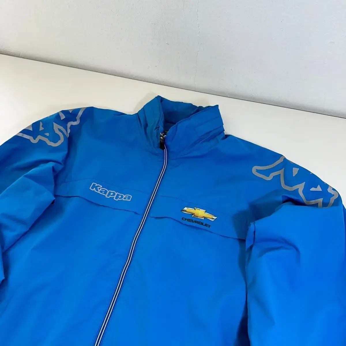 M 100 Kappa bloo Chevrolet Shoulder Logo Windbreaker