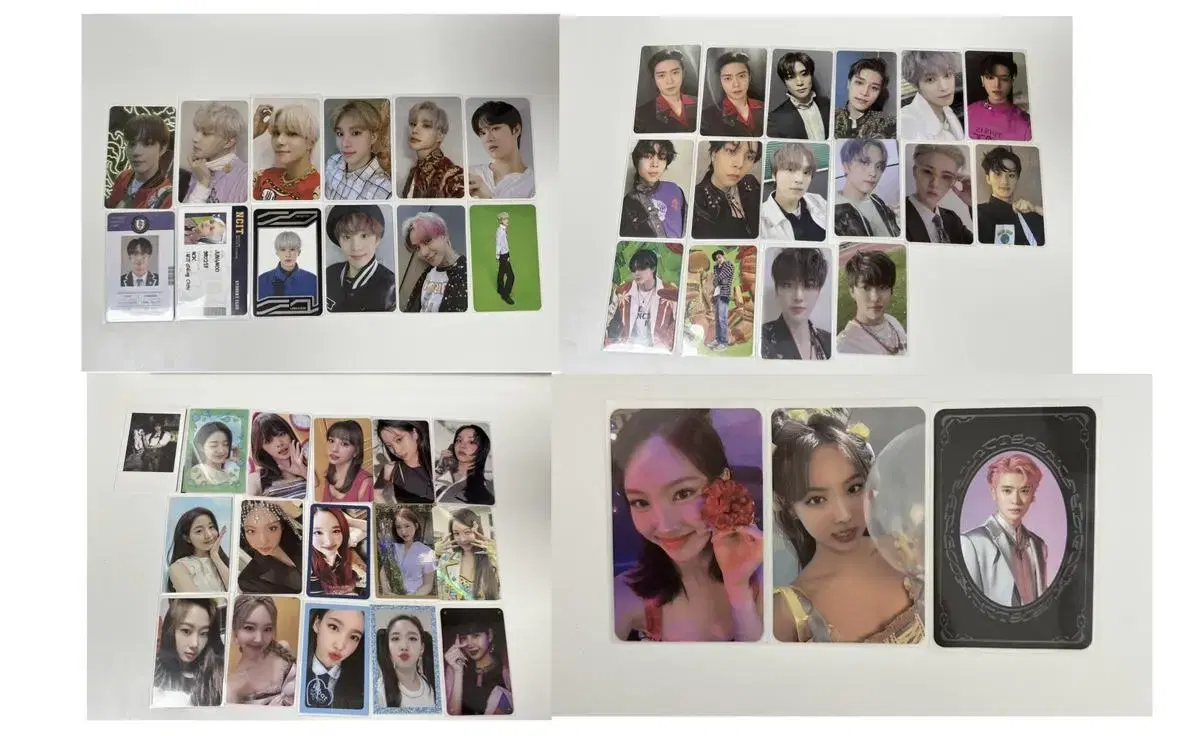 Bulk photocards ( NCT 127 Dream , Twice, ive,Black Pink,Aespa)