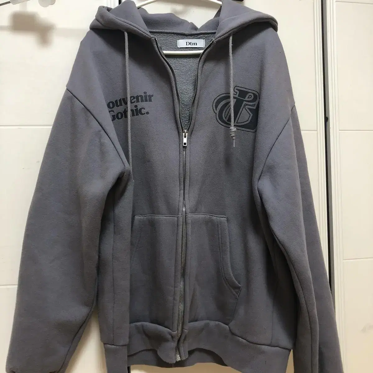 B star loose hood zip-up 후드집업