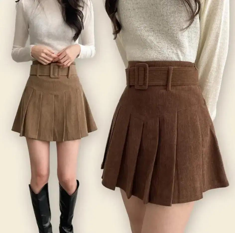 Corduroy skirt L