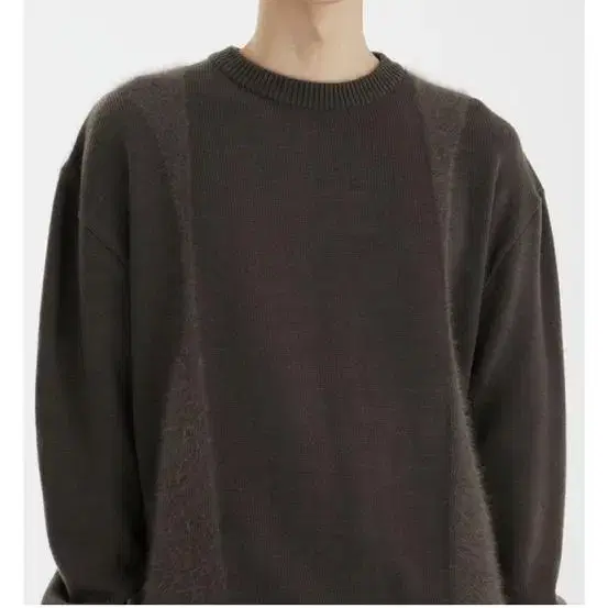 YOUTH Curved Angora Knit - Brown M