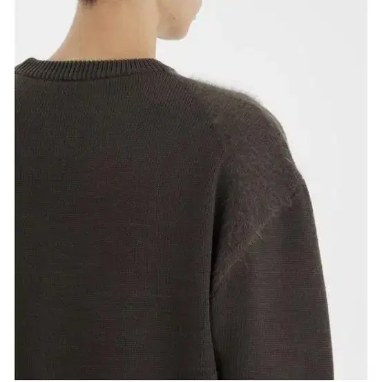 YOUTH Curved Angora Knit - Brown M