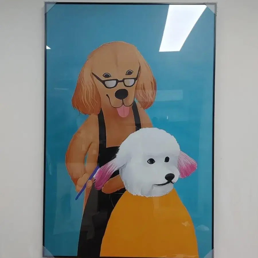 강아지 고양이 반려동물 대형 그림 액자 인테리어액자 인테리어소품 팝아트